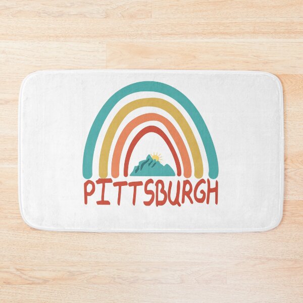 Item preview, Pittsburgh Retro Vintage Rainbow - Pittsburgh Pennsylvania Mountain Souvenir - Gift - Hometown - Hiking - Nature designed and sold by HappyTees Lab.