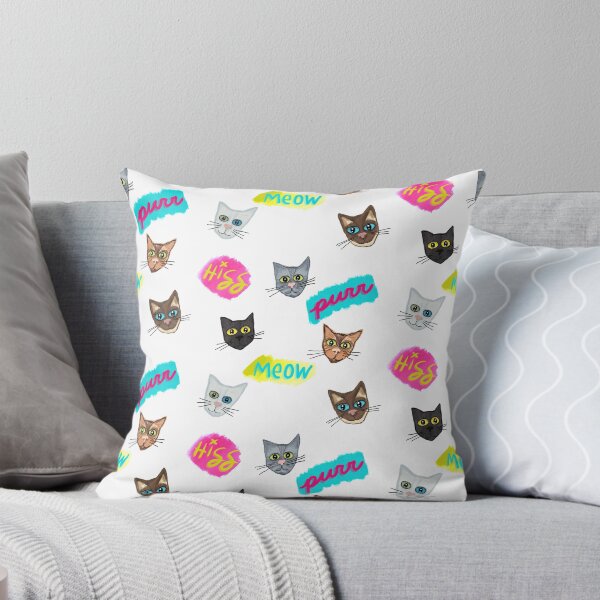 Item preview, Happy Cat Heads Redux - With Text designed and sold by JillPillDesign.
