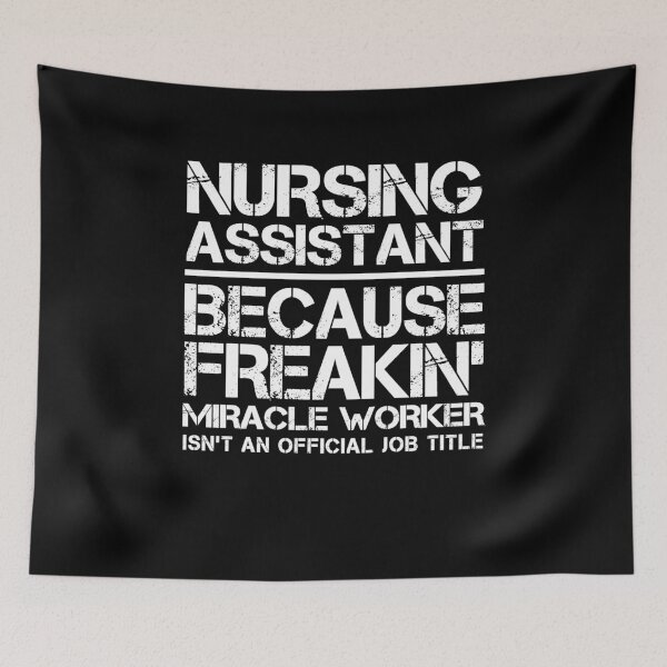 Item preview, Nursing Assistant Miracle Worker designed and sold by clickmostro.