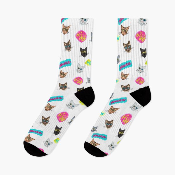 Item preview, Happy Cat Heads Redux - With Text designed and sold by JillPillDesign.