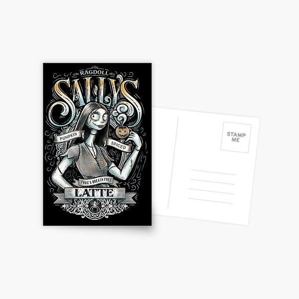 Sallys Pumpkin Spiced Latte Postcard