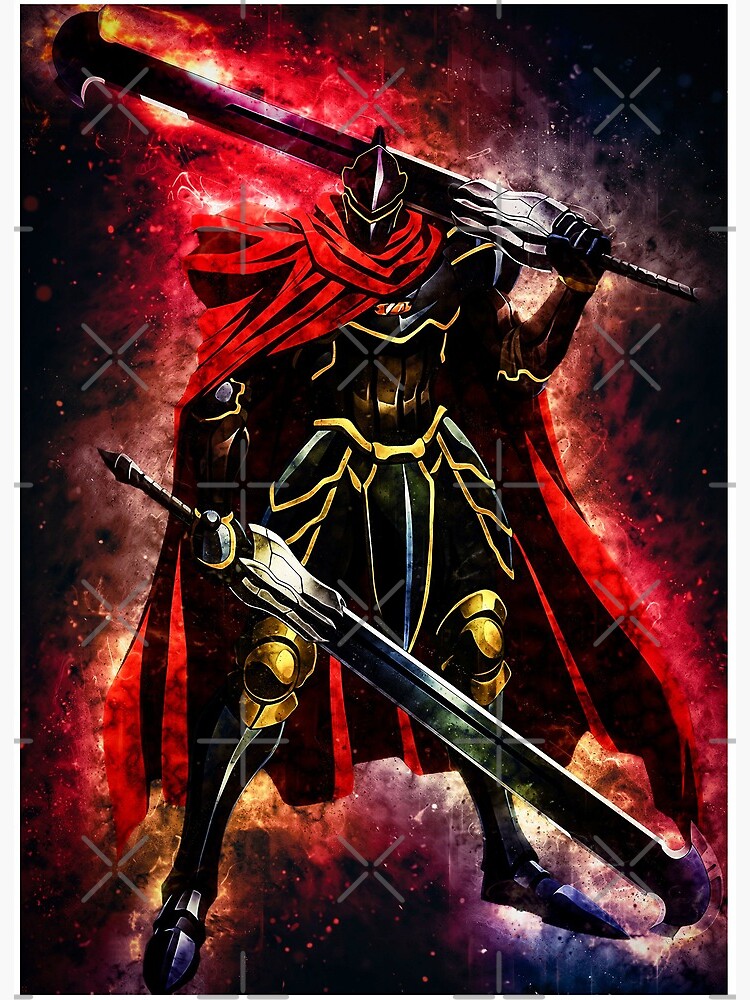 Best Anime Characters Overlord Ainz Ooal Gown Art Board Print for Sale by  Minimal-World