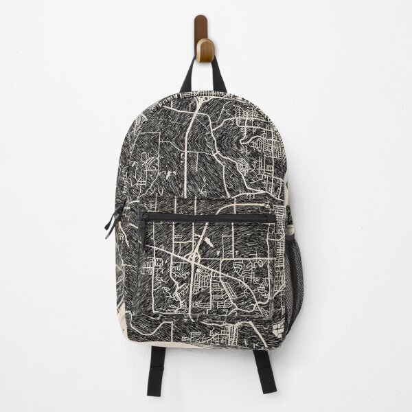 Item preview, Peoria map Illinois Ink lines designed and sold by InkMaps.