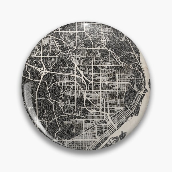 Artikelvorschau, Peoria map Illinois Ink lines 2 entworfen und verkauft von InkMaps.