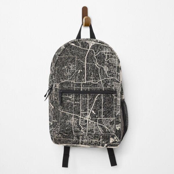 Item preview, Peoria map Illinois Ink lines 2 designed and sold by InkMaps.