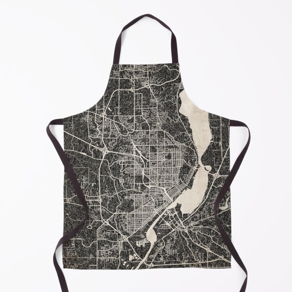 Item preview, Peoria map Illinois Ink lines 2 designed and sold by InkMaps.