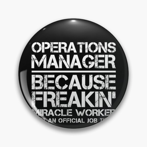 Item preview, Operations Manager Miracle Worker designed and sold by clickmostro.