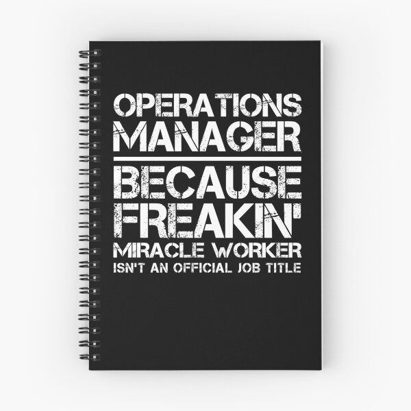 Item preview, Operations Manager Miracle Worker designed and sold by clickmostro.