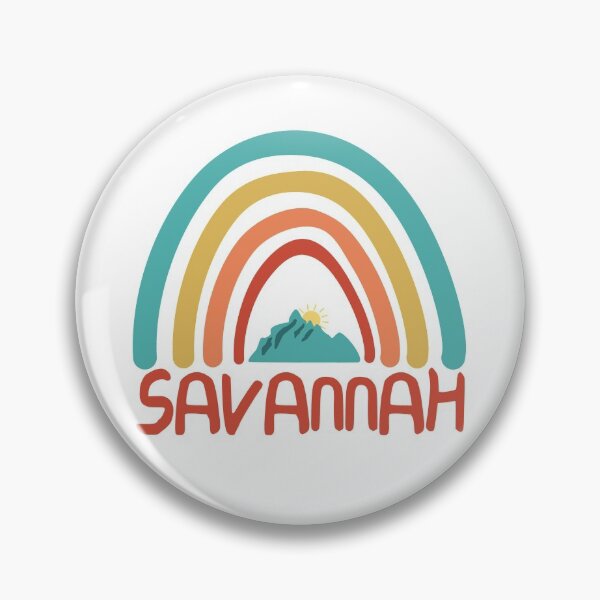 Item preview, Savannah Retro Vintage Rainbow - Savannah Georgia Mountain Souvenir - Gift - Hometown - Hiking - Nature designed and sold by HappyTees Lab.