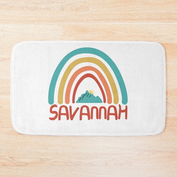 Item preview, Savannah Retro Vintage Rainbow - Savannah Georgia Mountain Souvenir - Gift - Hometown - Hiking - Nature designed and sold by HappyTees Lab.