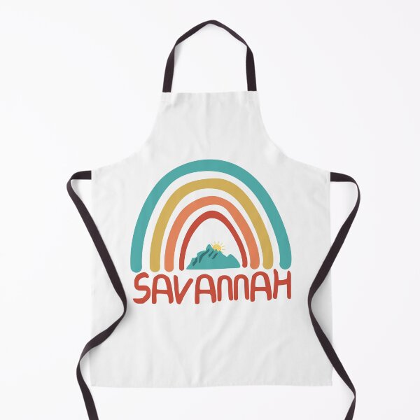 Item preview, Savannah Retro Vintage Rainbow - Savannah Georgia Mountain Souvenir - Gift - Hometown - Hiking - Nature designed and sold by HappyTees Lab.