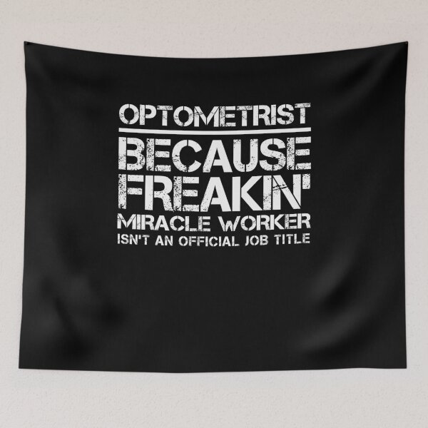Item preview, Optometrist Miracle Worker designed and sold by clickmostro.