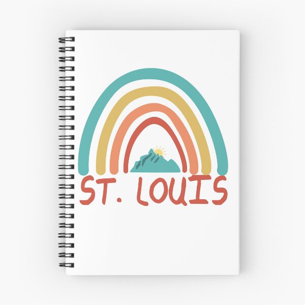 Item preview, St. Louis Retro Vintage Rainbow - St. Louis Missouri Mountain Souvenir - Gift - Hometown - Hiking - Nature designed and sold by HappyTees Lab.