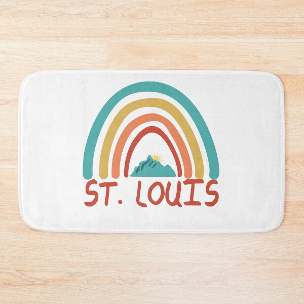 Item preview, St. Louis Retro Vintage Rainbow - St. Louis Missouri Mountain Souvenir - Gift - Hometown - Hiking - Nature designed and sold by HappyTees Lab.