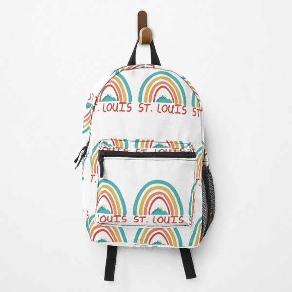 Item preview, St. Louis Retro Vintage Rainbow - St. Louis Missouri Mountain Souvenir - Gift - Hometown - Hiking - Nature designed and sold by HappyTees Lab.