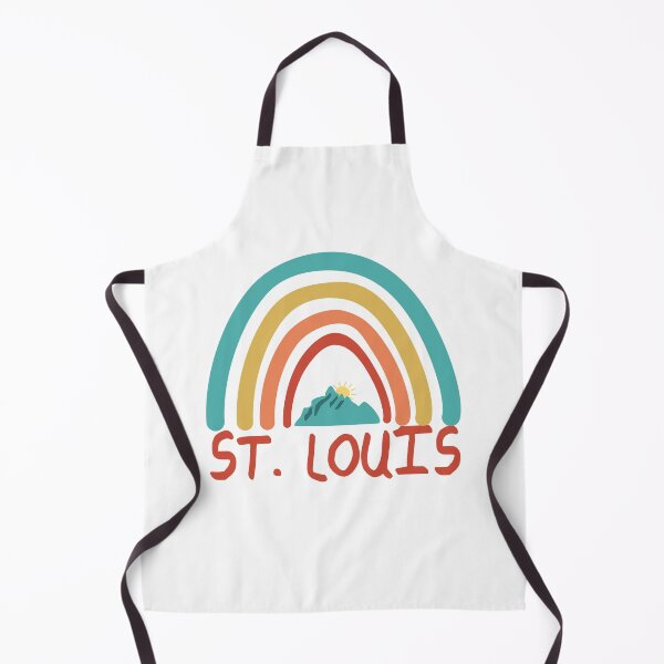 Item preview, St. Louis Retro Vintage Rainbow - St. Louis Missouri Mountain Souvenir - Gift - Hometown - Hiking - Nature designed and sold by HappyTees Lab.