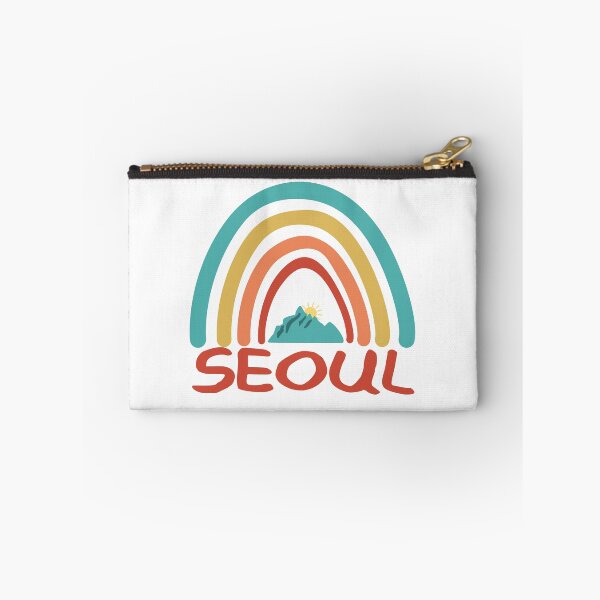 Item preview, Seoul Retro Vintage Rainbow - Seoul Mountain Souvenir - Gift - Hometown - Hiking - Nature designed and sold by HappyTees Lab.