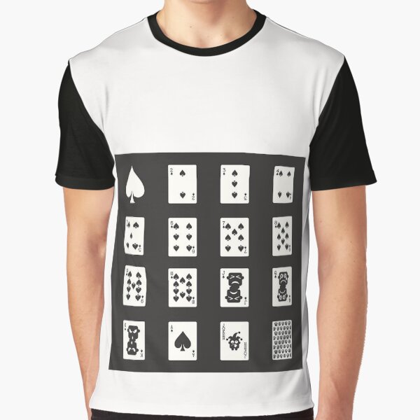 Item preview, Spade Suit Playing Cards Essential T-Shirt designed and sold by SAN101.