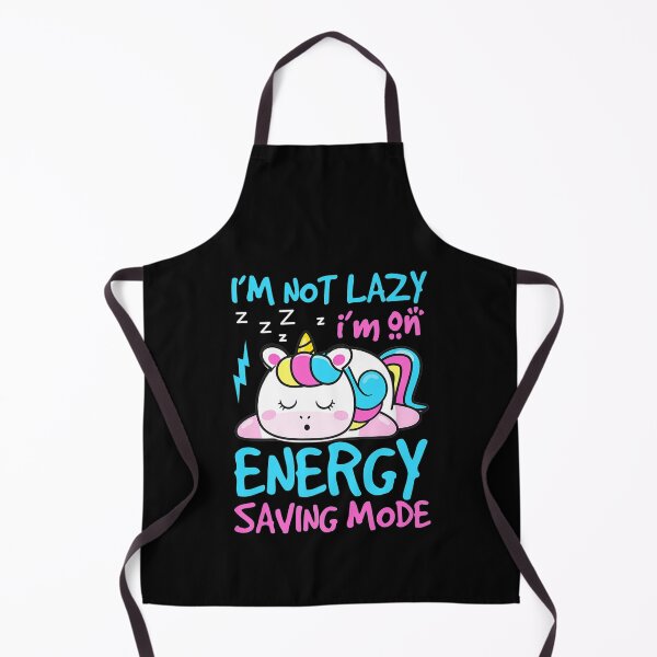 Item preview, Cute Unicorn I'm Not Lazy I'm On Energy Saving Mode Premium  designed and sold by DaiShop.