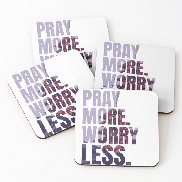 Item preview, Pray more worry less designed and sold by Cattigal.