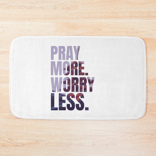 Item preview, Pray more worry less designed and sold by Cattigal.