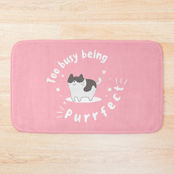 Item preview, Too busy being purrfect | cute tortiseshell cat tortitude sticker designed and sold by Canfy Girl.