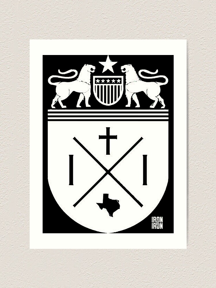 "Iron Crest " Art Print for Sale by hassanatouh Redbubble