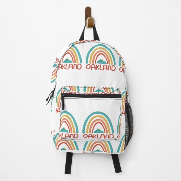 Item preview, Oakland Retro Vintage Rainbow - Oakland California Mountain Souvenir - Gift - Hometown - Hiking - Nature designed and sold by HappyTees Lab.
