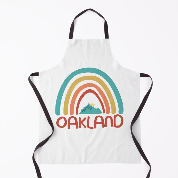 Item preview, Oakland Retro Vintage Rainbow - Oakland California Mountain Souvenir - Gift - Hometown - Hiking - Nature designed and sold by HappyTees Lab.