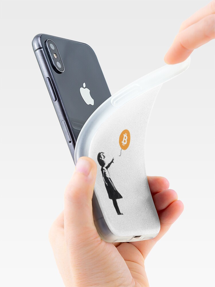 Bitcoin Banksy iPhone Case