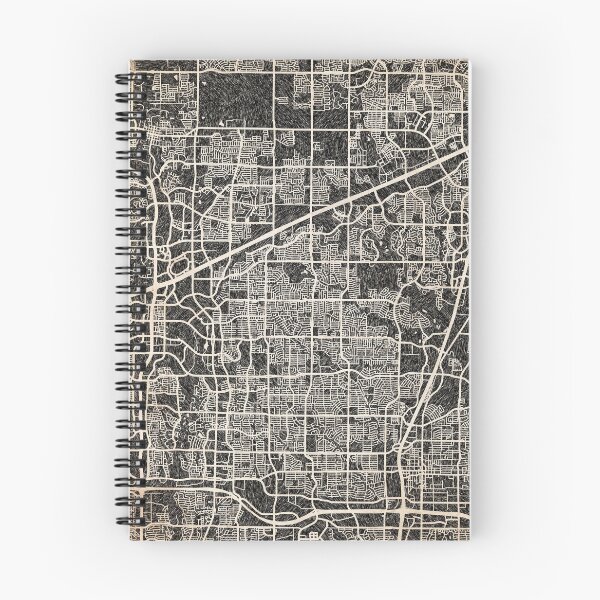 Item preview, Plano map Texas Ink lines 2 designed and sold by InkMaps.