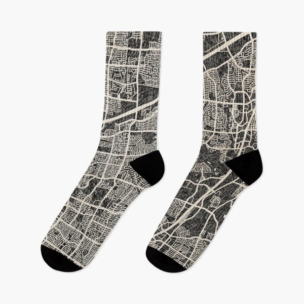 Item preview, Plano map Texas Ink lines 2 designed and sold by InkMaps.