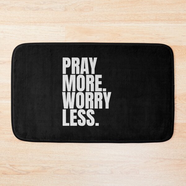 Item preview, Pray more worry less designed and sold by Cattigal.