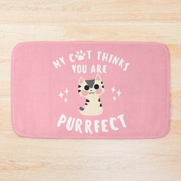 Item preview, My cat thinks you are purrfect | cute tortiseshell cat lover sticker designed and sold by Canfy Girl.