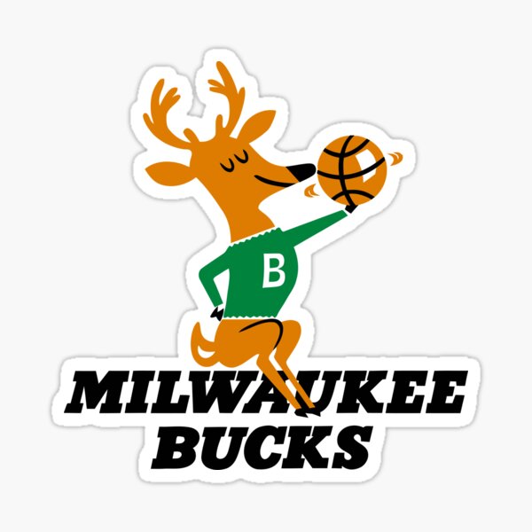 Milwaukee Bucks Sticker S78 Basketball YOU CHOOSE SIZE 