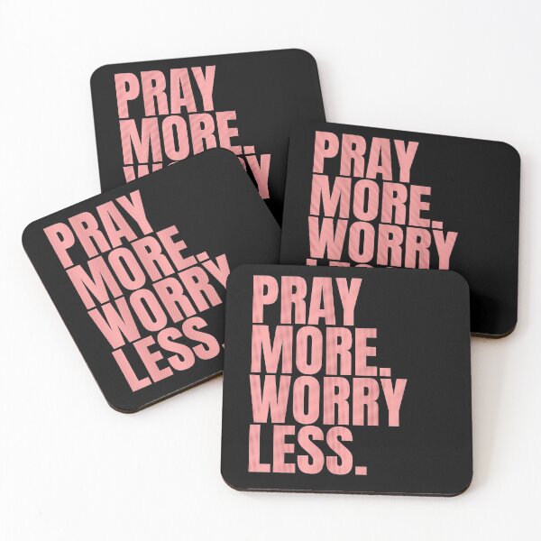 Item preview, Pray more worry less designed and sold by Cattigal.