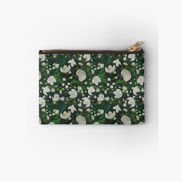 Item preview, greenery pattern with jasmine flowers designed and sold by rudakropka.