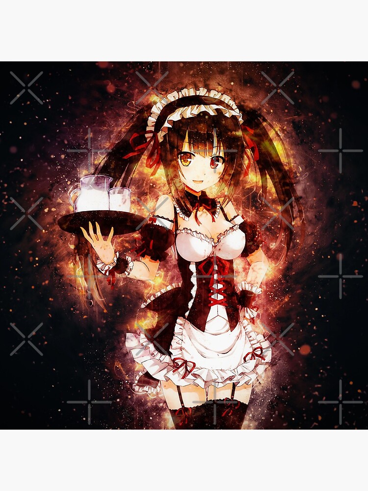 Kurumi Tokisaki Date A Live Clock for Sale by Spacefoxart