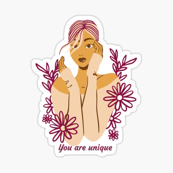 "You are Unique " Sticker for Sale by Careerinfluence Redbubble