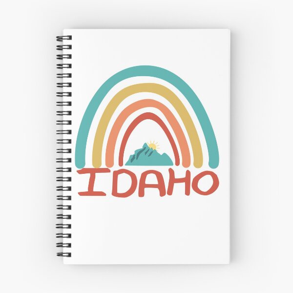 Item preview, Idaho Retro Vintage Rainbow - Idaho Mountain Souvenir - Gift - Hometown - Hiking - Nature designed and sold by HappyTees Lab.