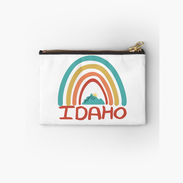 Item preview, Idaho Retro Vintage Rainbow - Idaho Mountain Souvenir - Gift - Hometown - Hiking - Nature designed and sold by HappyTees Lab.