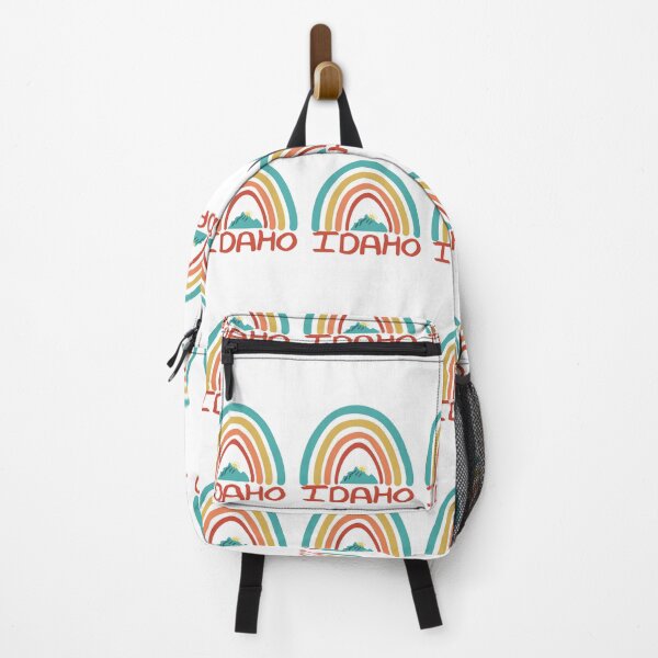 Item preview, Idaho Retro Vintage Rainbow - Idaho Mountain Souvenir - Gift - Hometown - Hiking - Nature designed and sold by HappyTees Lab.