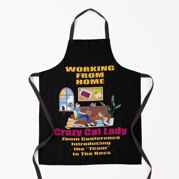 Item preview, Crazy Cat Lady - Working From Home designed and sold by KingdomArt101.