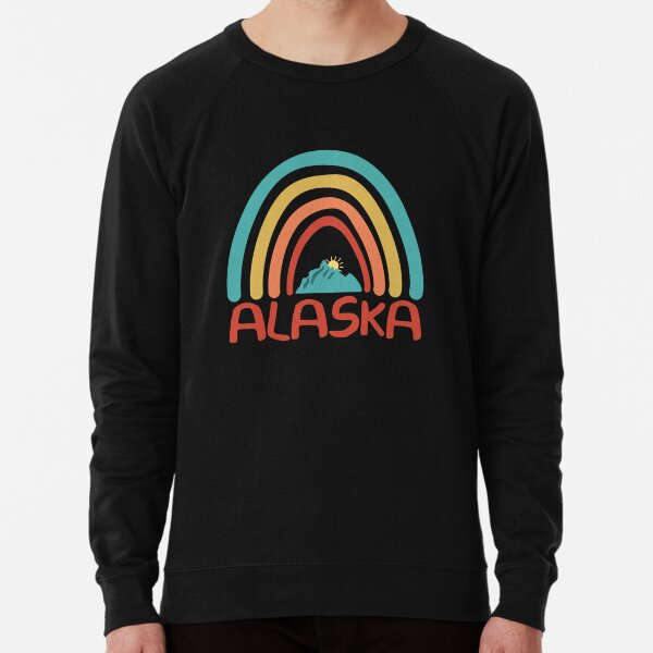 Alaska Sweatshirt Mountain Sweater Vintage Pullover Women Crewneck Retro  Hoodie Longsleeve Shirt Wanderlust Gift Unisex Clothing Nature Hike 