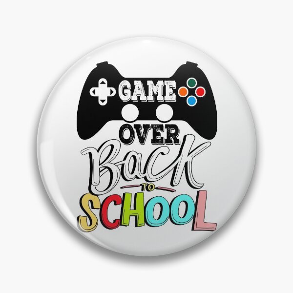 Item preview, Game Over Back To School, cool design 2022 designed and sold by MoSaid.