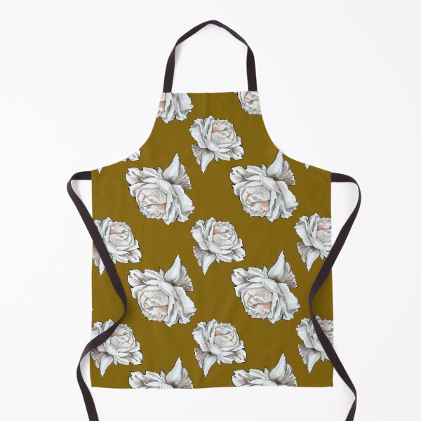 Item preview, autumn vintage rose pattern in salt caramel  designed and sold by rudakropka.
