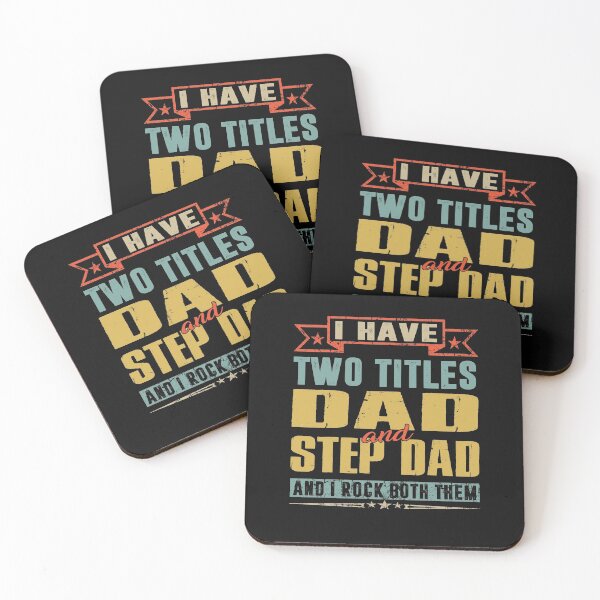Item preview, I Have Two Titles Dad And Step-Dad I Rock Them Both T-Shirt designed and sold by LanPhan.