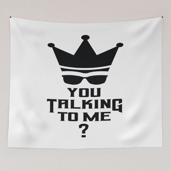 Item preview,  You talking to me? - Citation Replica cult cinema designed and sold by rubislys.