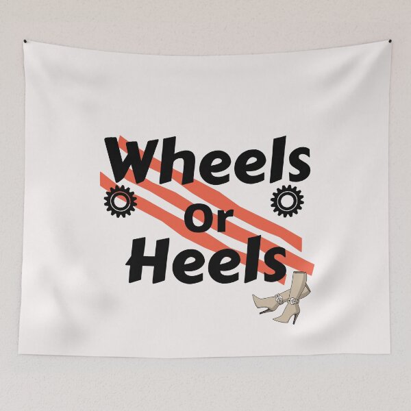 Item preview, wheels or heels designed and sold by Buzzbazaar.
