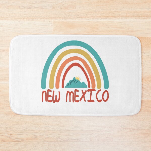 Item preview, New Mexico Retro Vintage Rainbow - New Mexico Mountain Souvenir - Gift - Hometown - Hiking - Nature designed and sold by HappyTees Lab.